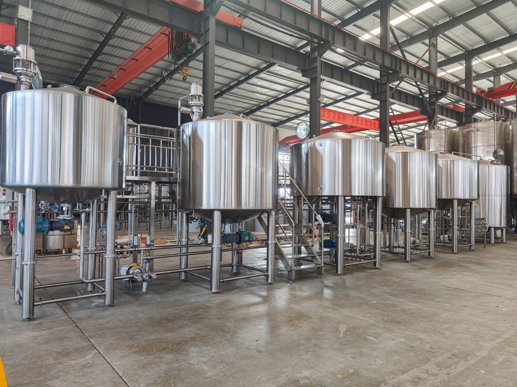 30HL five-vessel turnkey brewery system